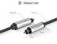 Кабель аудио Ugreen Toslink оптический 7 мм нейлоновая оплетка 1 м Black (AV108) - изображение 11