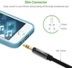 Кабель аудіо AUX Ugreen 3.5mm круглий 0.5M Black (AV119) - зображення 10