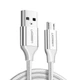Кабель зарядный Ugreen Micro USB 2.0 5V2.4A 0.25M Silver (US290) - изображение 3