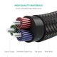 Кабель аудіо AUX Ugreen 3.5 mm з нейлоновою обплетенням 3M Blue (AV112) - зображення 13