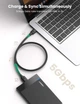 Зарядний кабель Ugreen USB 3.0 AM / micro USB 3.0 0.5M Black (US130) - зображення 2