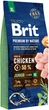 Сухой корм для щенков и молодых собак гигантских пород Brit Premium Junior XL со вкусом курицы 15 кг (8595602526505) - изображение 1