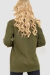 Жіночий светр в'язаний колір хакі Oversize 204R179 - зображення 4