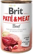 Вологий корм для собак Brit Paté & Meat зі смаком яловичини та індички 400 г (8595602530274/8595602557400)A - изображение 1