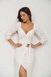 Ошатна біла сукня FashionYouWant XXXL білий 43456788 - зображення 2