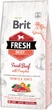 Сухий корм для цуценят та юніорів великих порід собак Brit Fresh Growth & Joints з яловичиною та гарбузом 12 кг (8595602530755)A - изображение 1
