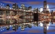 Флизелиновые фотообои фото 368x254 см город Нью-Йорк Бруклинский мост (1670V8)+клей - изображение 2