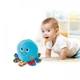 Мягкая игрушка Осьминог WinFun (0142-NL) 11см+ музыка+ свет+ вибро, Голубой - изображение 2