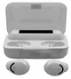 Беспроводные наушники True Wireless TWS F9-5, подсоединение по Bluetooth, с дисплеем, белые, 3309587 - изображение 5