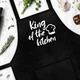 Фартух Presentville з написом King of the kitchen (FRT_19N005) - изображение 1