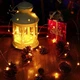 Светодиодная гирлянда нить Капли росы на батарейках 2xAA медный провод 30 LED 3 метра подсветка UKC Decorative Light теплый белый - изображение 8