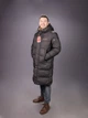 Куртка зимова Kings Wind довга чоловіча тепла, Чорний, XL - зображення 2