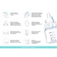 Бутылочка антиколиковая розовые цветы 120 мл Canpol Babies Easystart (5901691813137) - изображение 6