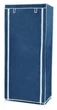 Шкаф тканевый раскладной Stenson 75х45х150 см R30899 cyan Синий - изображение 1