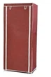 Шкаф тканевый раскладной Stenson 75х45х150 см R30899 wine red Бордовый - изображение 1