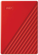 Dysk twardy Western Digital My Passport 4TB WDBPKJ0040BRD-WESN 2.5" USB 3.0 External Czerwony (0718037870236) - obraz 1