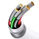 Кабель Baseus Superior Series (SUPERVOOC) Fast Charging Data Cable USB to Type-C 65W 2m (CAYS001002) White - зображення 6