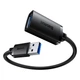 Кабель-подовжувач Baseus AirJoy Series USB3.0 Extension Cable 2m (B00631103111-03) Cluster Black - зображення 5
