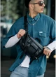 Мужская поясная сумка бананка Sambag 38х21 см 000245684 - изображение 1