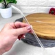 Вигнута скляна трубочка для коктейльних склянок 20 см - зображення 2