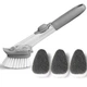 Щетка с дозатором для мытья посуды Automatic Decontamination Wok Brush многофункциональная с насадками - изображение 2