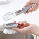 Щетка с дозатором для мытья посуды Automatic Decontamination Wok Brush многофункциональная с насадками - изображение 3