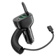 Зарядний автомобільний Hoco NZ11A (2USB/Type-C/PD30W) + кабель Lightning Адаптер автомобільний for Apple Чорний - изображение 3