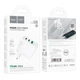 Зарядне мережеве Hoco C115A 2Type-C/USB PD65W швидка зарядка для телефона/смартфона для Android/Samsung/Xiaomi/Huawei/Meizu/Apple Білий - изображение 2