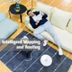 Робот-пылесос Neabot N1 Plus с функцией очистки, робот-пылесос с автоматической всасывающей станцией, робот-пылесос с лазерной навигацией, мощность всасывания 2700 Па, уборка по расписанию, зоны блокировки, приложение Alexa Google - изображение 3