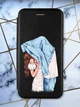 Чохол-книжка з малюнком для Xiaomi Redmi 7A Чорний; Поцілунок (принт 33) - зображення 1