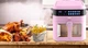 Аэрофритюрница мультипечь DMS HFG-7R XXL Pink 1600 Вт - изображение 4