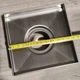 Душевой трап из нержавеющей стали DISFACT DTQ-1 Premium 13x13cm Серебристый - изображение 6