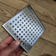 Душевой трап из нержавеющей стали DISFACT DTQ-1 Premium 13x13cm Серебристый - изображение 10