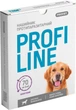 Ошейник от блох и клещей ProVET Profiline для больших пород собак (инсектоакарицид) 70 см Фиолетовый (4823082430987) - изображение 1