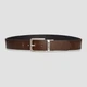 Ремень двусторонний мужской с натуральной кожи Levi's Reversible Core 77134-2086 90 см Brown (7613325729087) - изображение 4