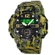 Годинник наручний чоловічий SKMEI 1965CMGN CAMO GREEN, військовий чоловічий наручний годинник зелений. Колір: камуфляж - зображення 3
