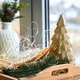 Ваза для цветов MVM MY HOME декоративная 15 см Белая (DH-FLOWERS-09 WHITE) - изображение 6