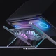 Портативная подставка для ноутбука/планшета з Ice Vibe Pad с охлаждением и подсветкой Aluminium alloys Grey (VA-P11F-GR) - изображение 2