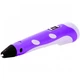 3D ручка с планшетом для рисования 3DPen Kit Violet (ножницы, защита для пальцев, 100 м. PLA пластика) - изображение 2