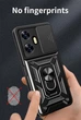 Чехол Hide Shield для Realme C55 / RMX3710 бампер противоударный с подставкой Black - изображение 8