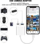 Переходник для Apple iPhone Lightning to USB 3.0 Adapter для подключения флешки/камеры с разъемом зарядки Lightning на USB адаптер White - изображение 3