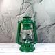 Керосиновая лампа большая масляная лампадка портативная с ветрозащитой летучая мышь 30 см функциональный светильник + фитили и лейка в комплекте Green - изображение 6