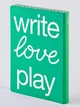 Блокнот Nuuna Graphic Write Love Play 16,5 х 22 см в крапку - изображение 2