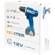 Акумуляторний дриль-шурупокрут Dexter ML-CD92-120S 12В 1.5 А·год шурупокрут акумуляторний двошвидкісний дриль з реверсом LED-підсвічуванням швидкозатискний патрон компактний інструмент для дому монтажу та ремонту - зображення 6
