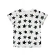 Футболка белая Stars черные MISHKA 1458 Размер 98 - изображение 2