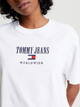 Футболка жіноча Tommy Jeans DW0DW16154-YBR XL Біла (8720644472781) - зображення 4