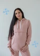 Утепленный xуди "Берта" с секретом для кормления HN L/XL Пудровый B-99917 - изображение 1