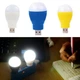 USB LED Лампочка Набор 2 шт. Желто-Синий, 2W / 5В, Портативная светодиодная USB лампа для павербанка, мини светильник подсветка фонарик ночник - изображение 6
