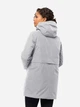 Куртка демисезонная удлиненная с капюшоном женская Jack Wolfskin Salier Coat 1116141-6315 M Серая (4064993907926) - изображение 2