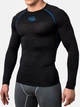 Компрессионная футболка Air Motion Long Sleeve Black Blue L Цвет Синий (501007-118-L) - изображение 1